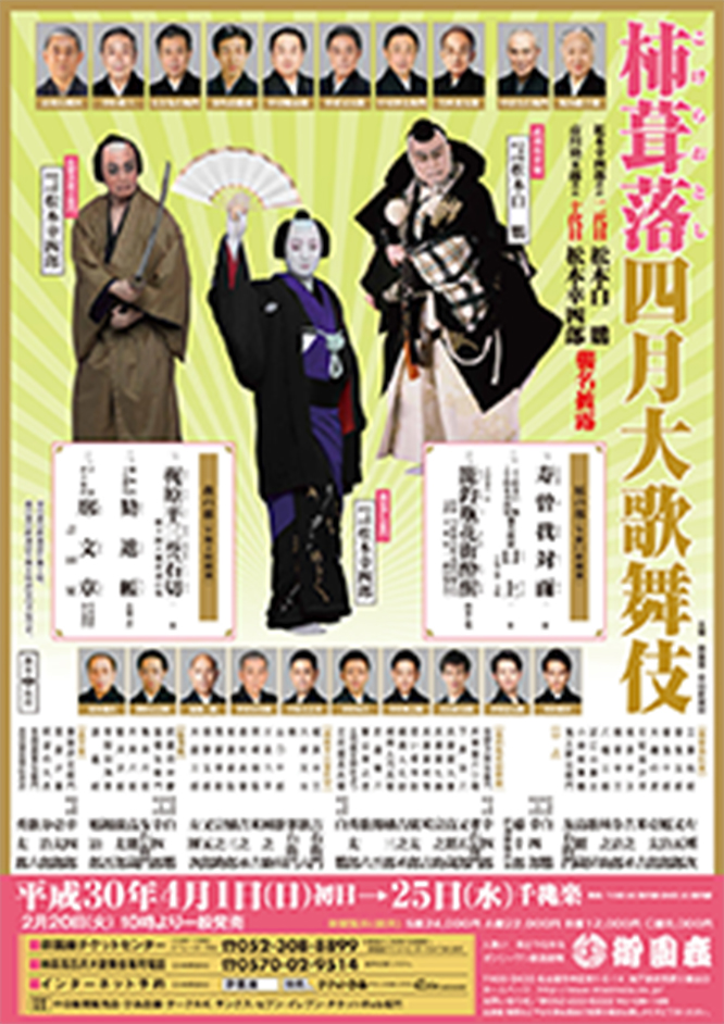 杮葺落四月大歌舞伎